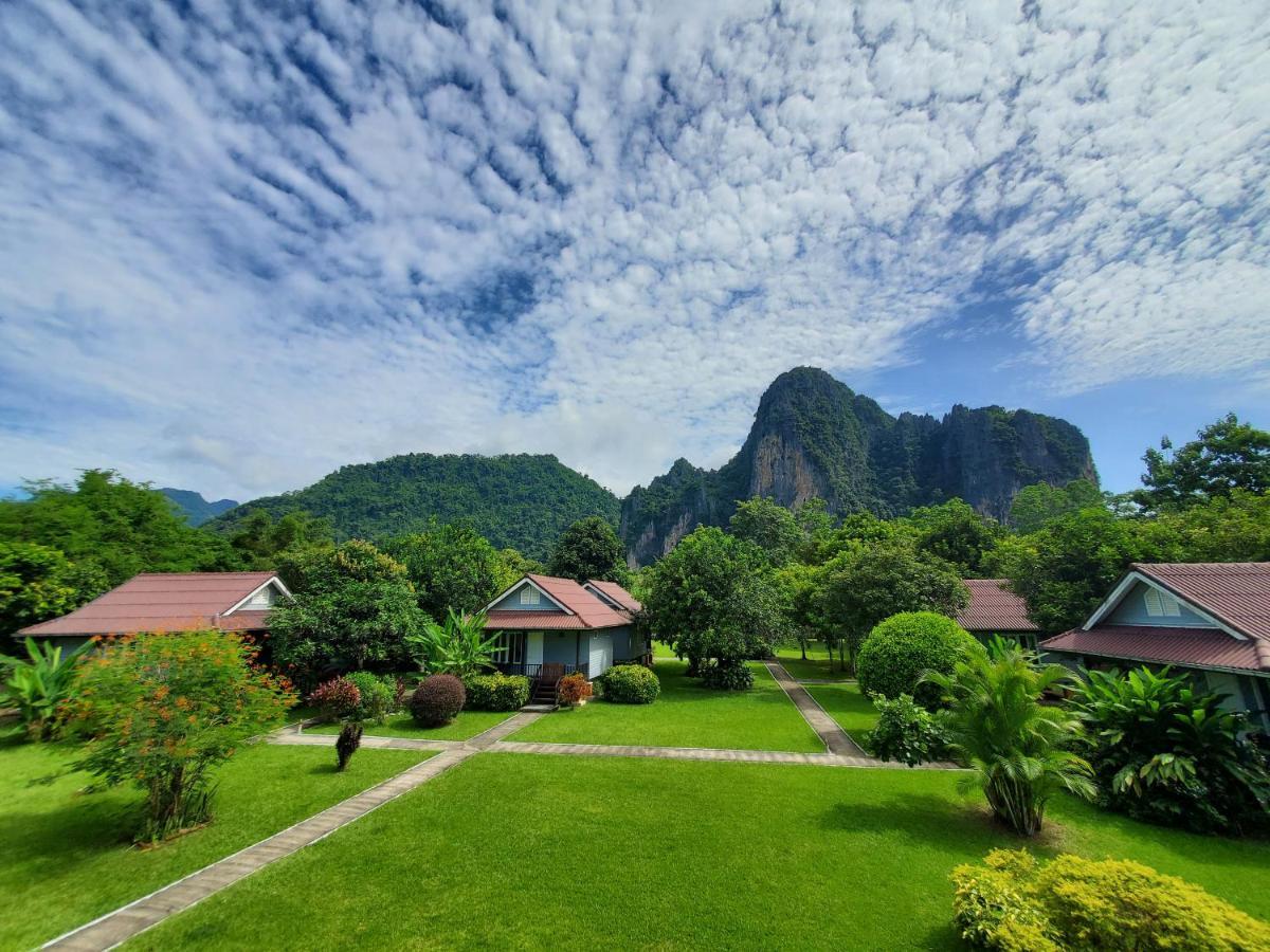 Bearlinbungalow Vang Vieng Luaran gambar
