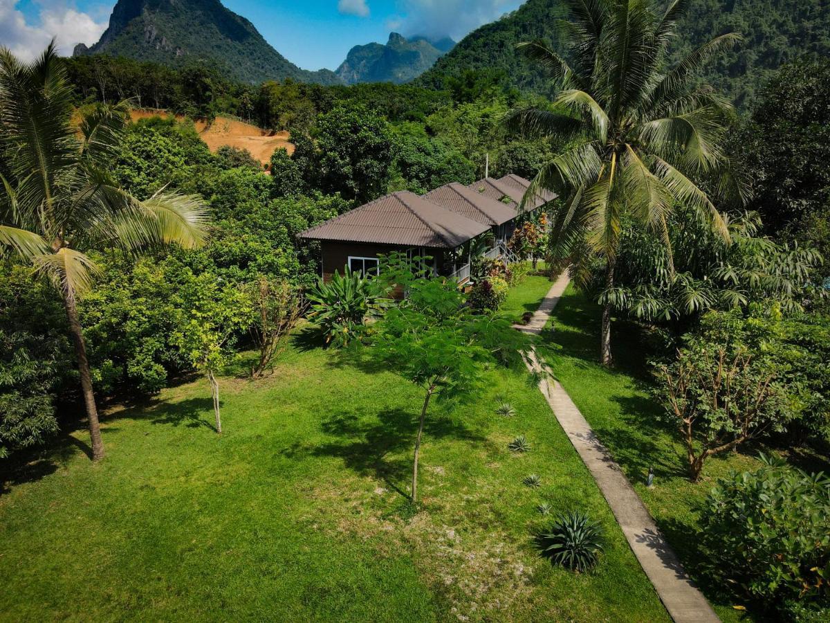 Bearlinbungalow Vang Vieng Luaran gambar