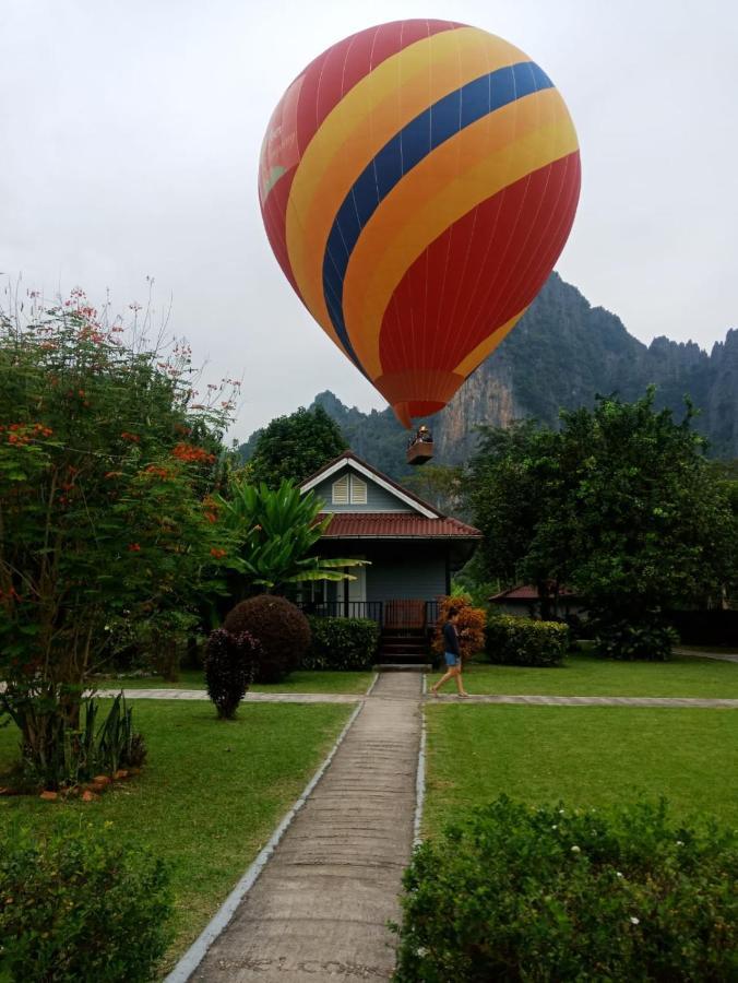 Bearlinbungalow Vang Vieng Luaran gambar