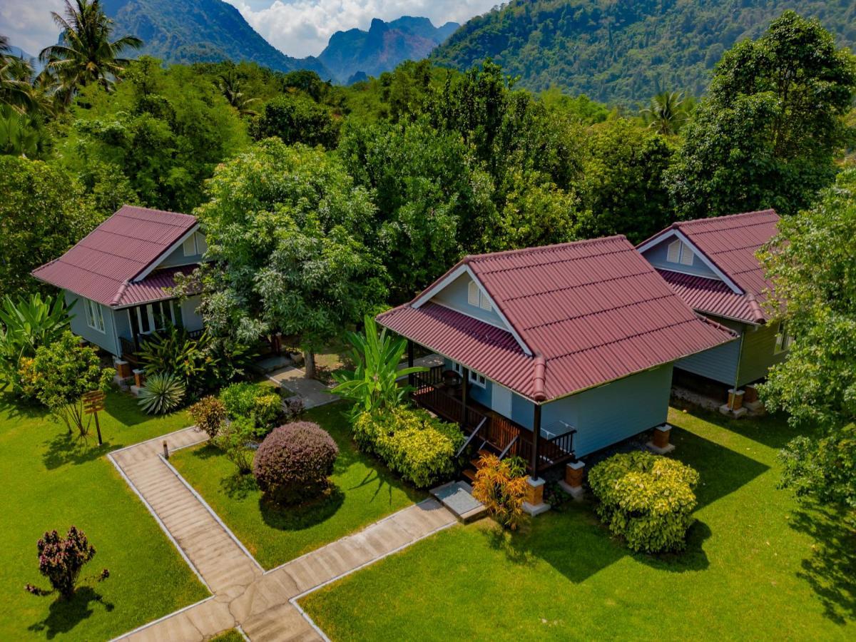 Bearlinbungalow Vang Vieng Luaran gambar