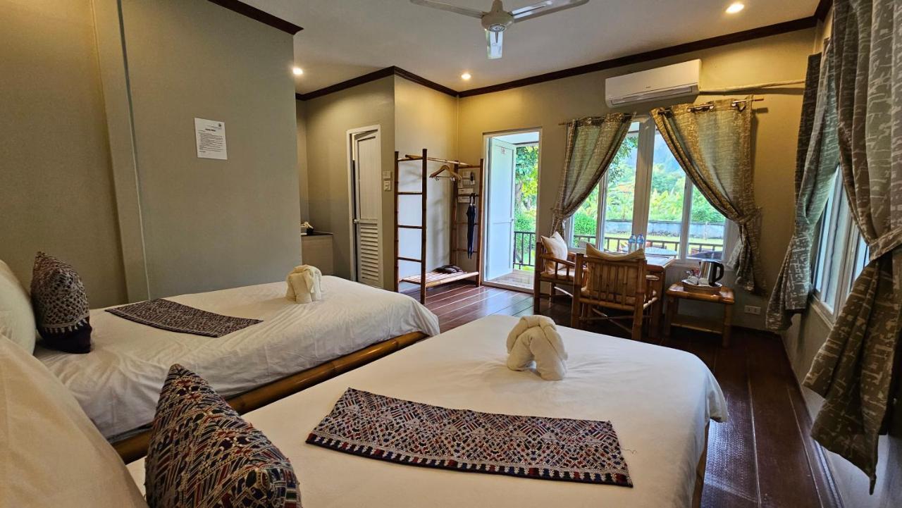Bearlinbungalow Vang Vieng Luaran gambar
